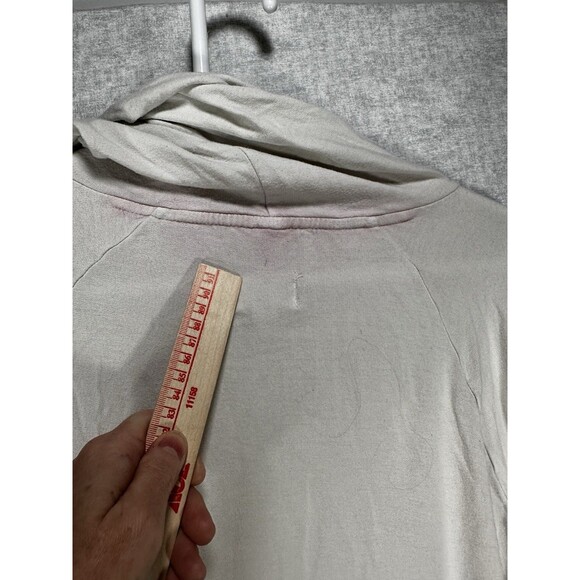 Market And Spruce Sweater Women’s Pink & Cream Large Hooded Sweater - Picture 4 of 8